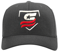 USSSA Black Wool Performance Umpire Cap