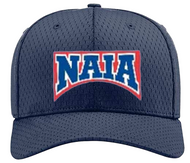 NAIA Navy Fitted Promesh 8-stitch Umpire Base Cap
