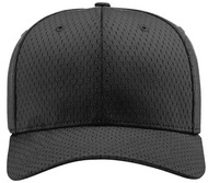 Richardson Black Fitted Promesh 6-stitchCombo Umpire Cap