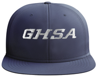 Georgia GHSA Navy Pulse Performance 8-Stitch Umpire Cap – White Logo