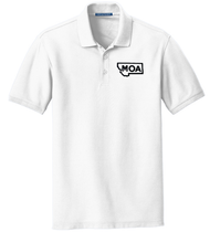 Montana MOA White Core Classic Pique Men's Volleyball Referee Shirt 