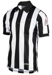 New Hampshire NHFOA Embroidered Logo 2" Short Sleeve Stripe Shirt