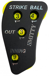 Plastic 4-Dial Umpire Indicator with Optic Yellow Dials