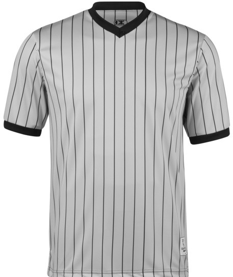 Grey Basketball Referee Shirts Referee Equipment Referee Gear