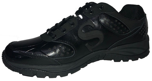 all black umpire shoes