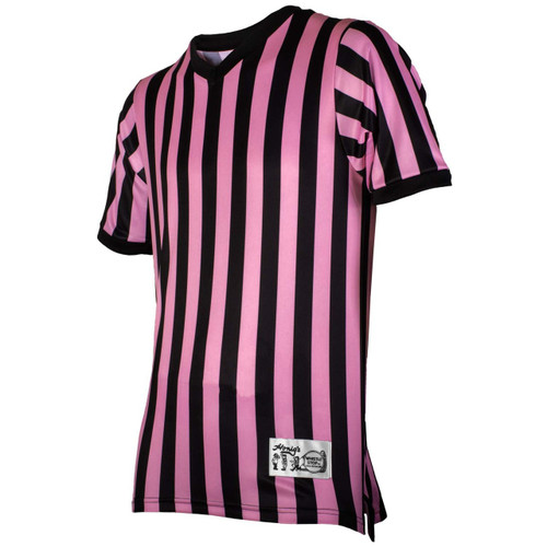 pink referee shirt