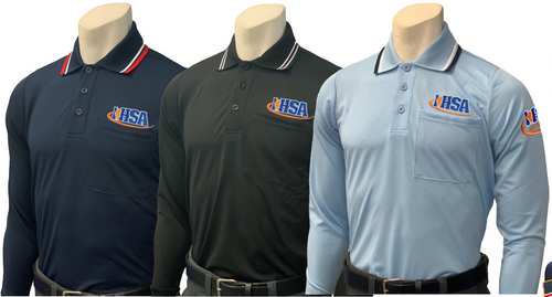 Illinois IHSA Body Flex® Style Long Sleeve Umpire Shirt