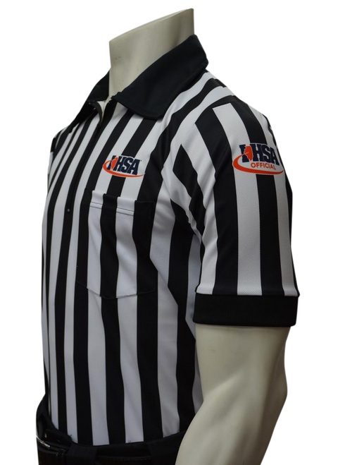 Illinois IHSA Dye Sublimated Short Sleeve Football Referee Shirt