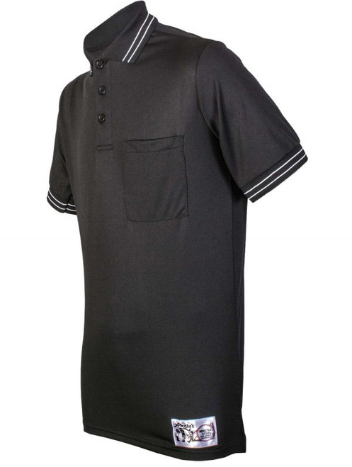 Honig's Black Umpire Shirt with Black and White Trim