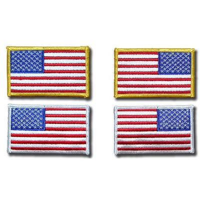 Gold Border U.S. Flag
