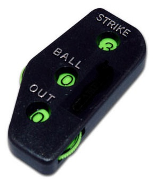 3-Dial 4/3 Plastic Umpire Indicator with Optic Yellow Dials