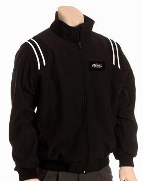 Kentucky KHSAA Black Thermal Umpire Jacket with Black and White Trim