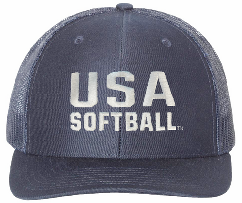 USA Softball Mesh Adjustable 8-Stitch Summer Cap