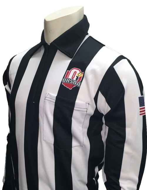 Honig's Ohio Dye Sublimated Honig's Ultra Tech Long Sleeve Football Referee Shirt