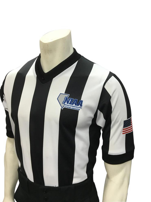 Nevada NIAA 2 1/4" Men's Dye Sublimated Basketball Referee Shirt
