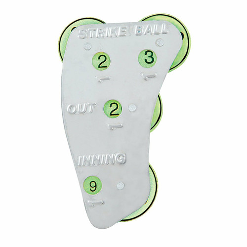 Champro 4-Dial 3/2 Metal Umpire Indicator with Optic Yellow Dials