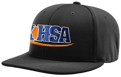 Illinois IHSA Black Pulse Performance Flex-Fit Umpire Cap