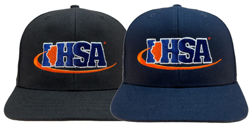 Illinois IHSA Pulse Performance Flex-Fit 4-stitch Umpire Cap