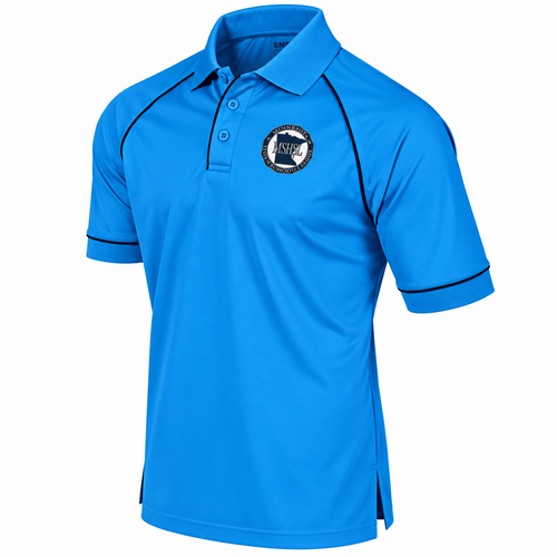 Minnesota MSHSL Women's Short Sleeve Bright Blue Volleyball/Swimming Referee Shirt