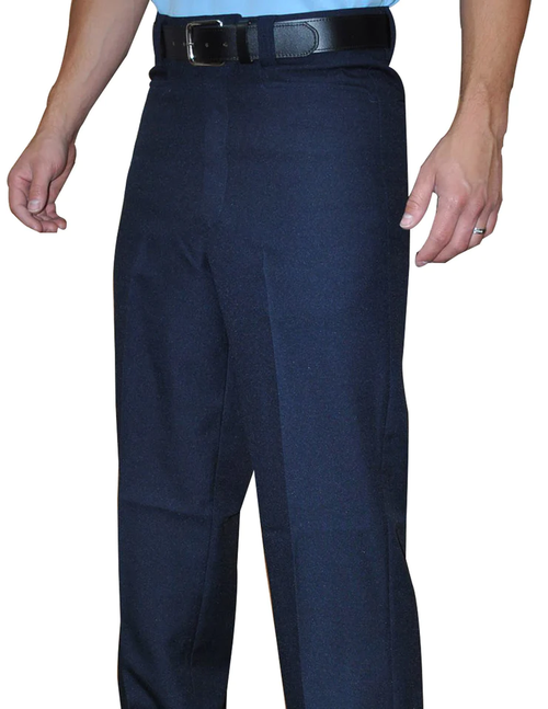 Smitty Navy Flat Front Combo Umpire Pants