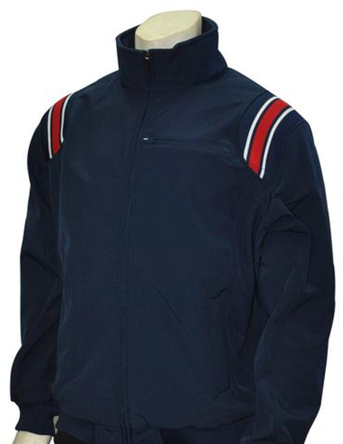 Smitty Officials Navy Thermal Base Umpire Jacket with Red and White Trim