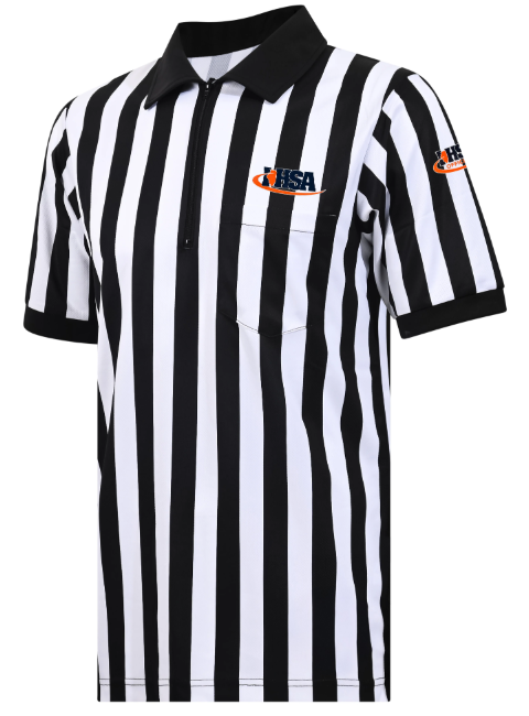 Illinois IHSA Ultra Mesh Short Sleeve Football Referee Shirt