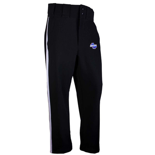 Georgia GHSA Premium Tapered Fit 4-Way Stretch Poly/Spandex Football Referee Pants 1 1/4" Stripe