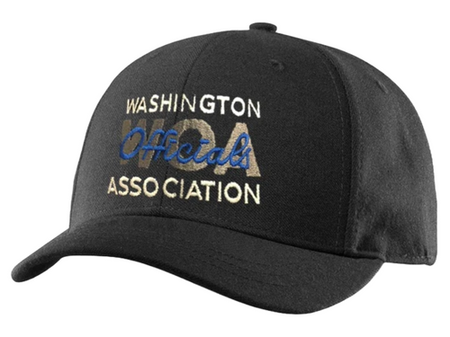 Washington WOA Black Pulse Flex Fit 6-stitch Combo Umpire Cap Washington WOA Black Pulse Flex Fit 6-stitch Combo Umpire Cap