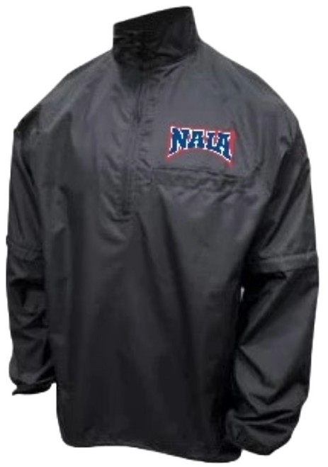 NAIA Lightweight Black Convertible Umpire Jacket