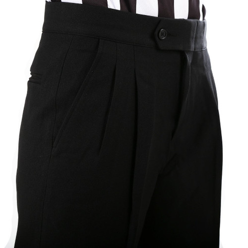 Smitty 4-way Stretch Pleated Tapered Fit Slash Pocket Referee Pants