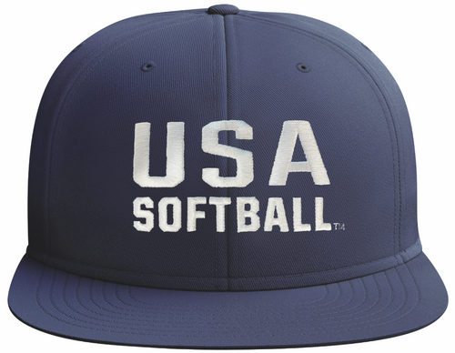 USA Softball Pulse Performance Flex-Fit 6-Stitch Umpire Cap