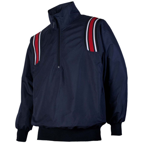 Honig's Illinois IHSA Navy Umpire Pullover with Red/White Trim