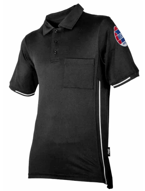 Honig's Missouri MSHSAA Embroidered Black Pro Style Umpire Shirt