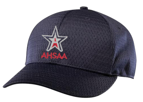 Alabama AHSAA Navy Fitted Promesh 8-stitch Umpire Base Cap