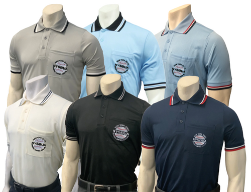 New York State NYSBUA Body Flex® Style Short Sleeve Umpire Shirt