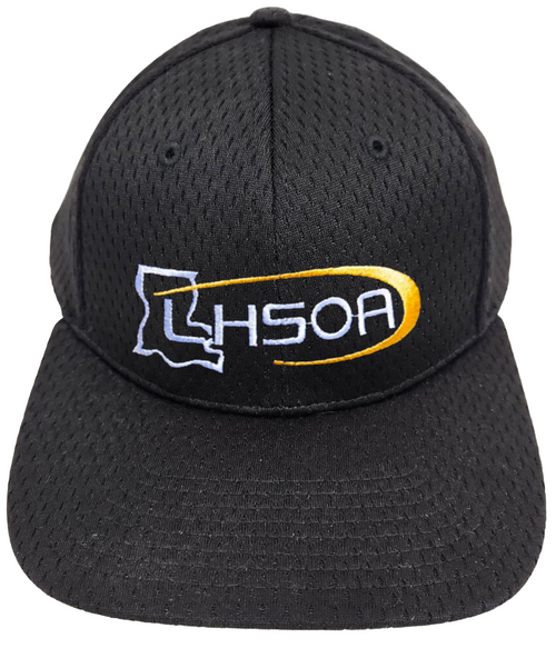 Louisiana LHSOA System5 Black Promesh 4-stitch Umpire Plate Cap