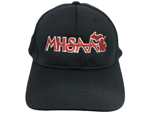 Michigan MHSAA Navy Pulse Performance 6-stitch Combo Umpire Cap