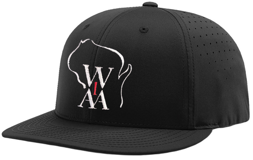 Wisconsin WIAA Navy Ignite Performance LT Flex-Fit 4-stitch Umpire Plate Cap