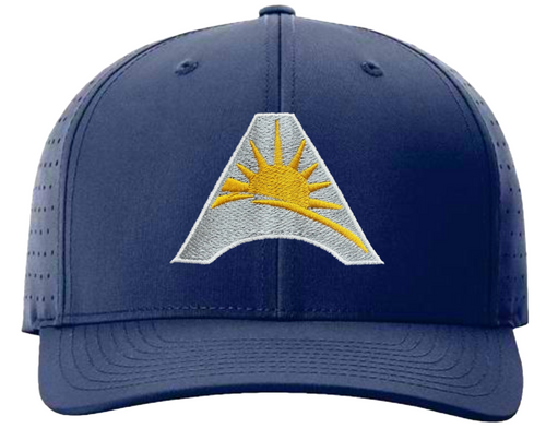 Atlantic Sun Navy Ignite LT Laser Performance Softball Umpire Cap