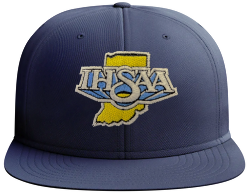 Indiana IHSAA Navy Wool 8-stitch Umpire Cap