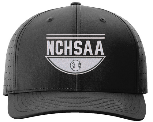 North Carolina NCHSAA Black Ignite LT Laser Performance Umpire Cap