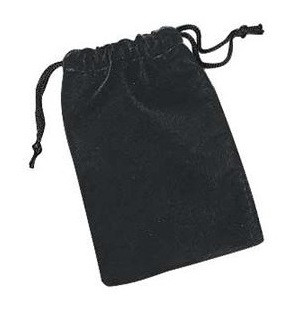 Black Accessory Bag 5"x7"