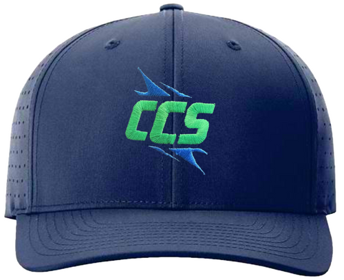 Collegiate Conference Of The South (CCS) Navy Ignite LT Laser Performance Softball Umpire Cap