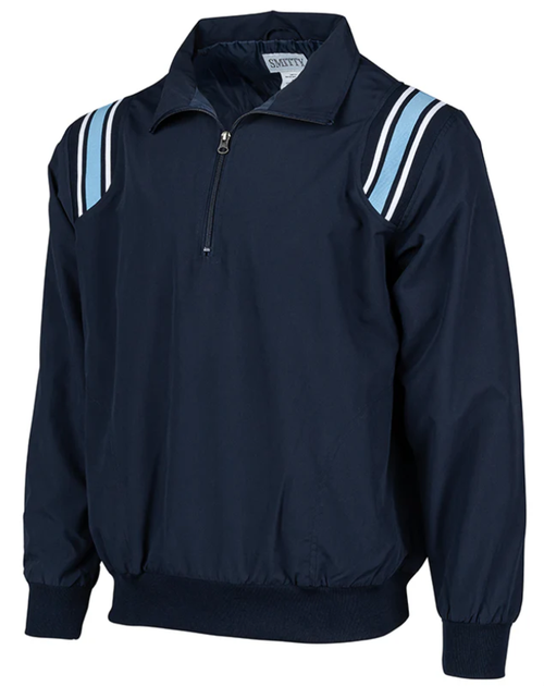 Smitty Navy Umpire Pullover with Powder Blue/White Trim
