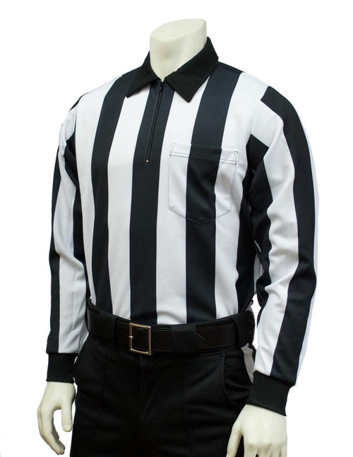 Smitty Official's Apparel 2" Long Sleeve Football Referee Shirt Extra Tall