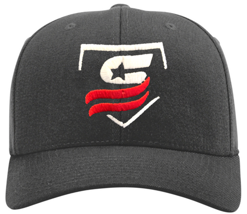 USSSA Black Wool Performance Umpire Cap