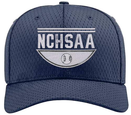 North Carolina NCHSAA Navy Fitted Promesh 8-stitch Umpire Base Cap