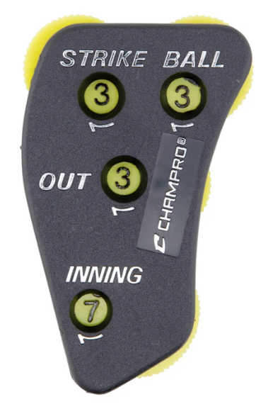 Champro Plastic 4-Dial Umpire Indicator with Optic Yellow Dials