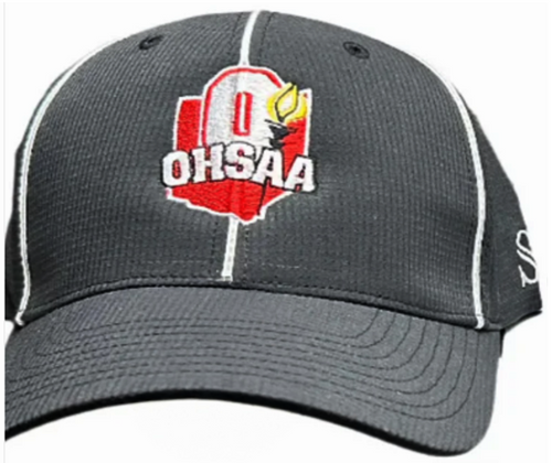 Ohio OHSAA Smitty Black Performance Mesh Flex Fit Football Referee Cap
