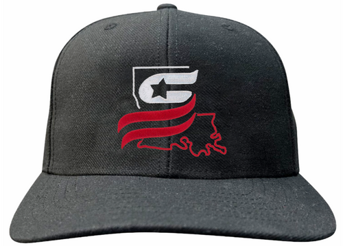 USSSA Louisiana Black Wool Performance Umpire Cap